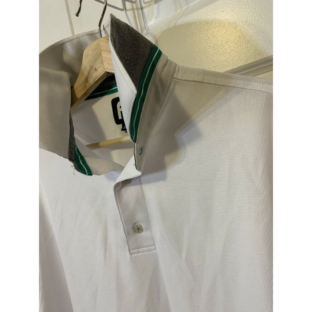 FOOTJOY Men’s‎ Sz Size M White Golf Polo Shirt